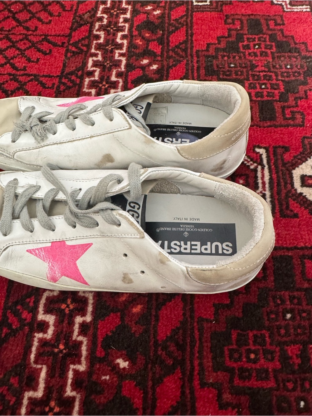 Golden Goose Pink Star Sneakers 40 - Picture 5 of 9